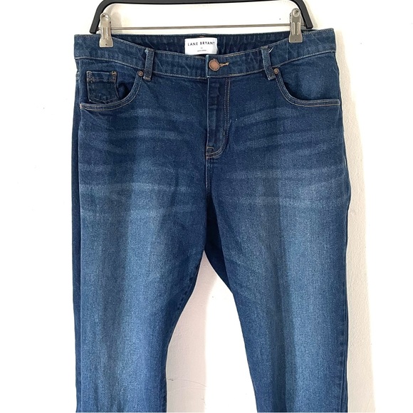 Lane Bryant Flex Magic Waistband Blue Mid Rise Boyfriend - Picture 5 of 13